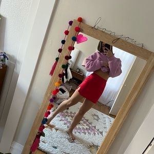 NWT Verge girl red mini skirt